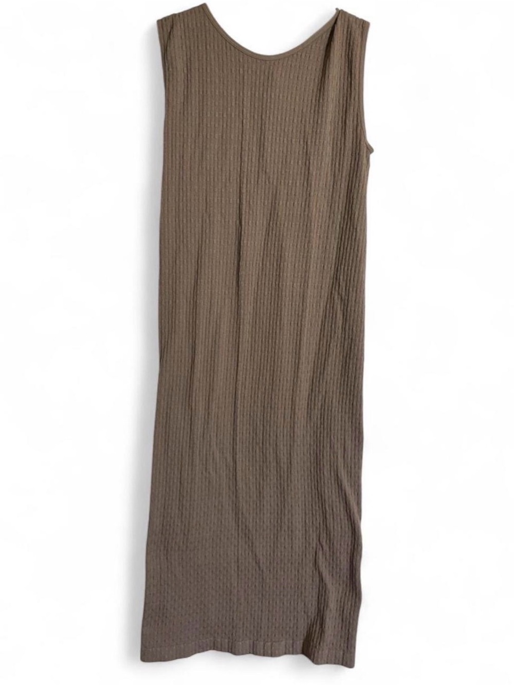Carmen Marc Valvo Brown Midi Sheath Dress XS/S